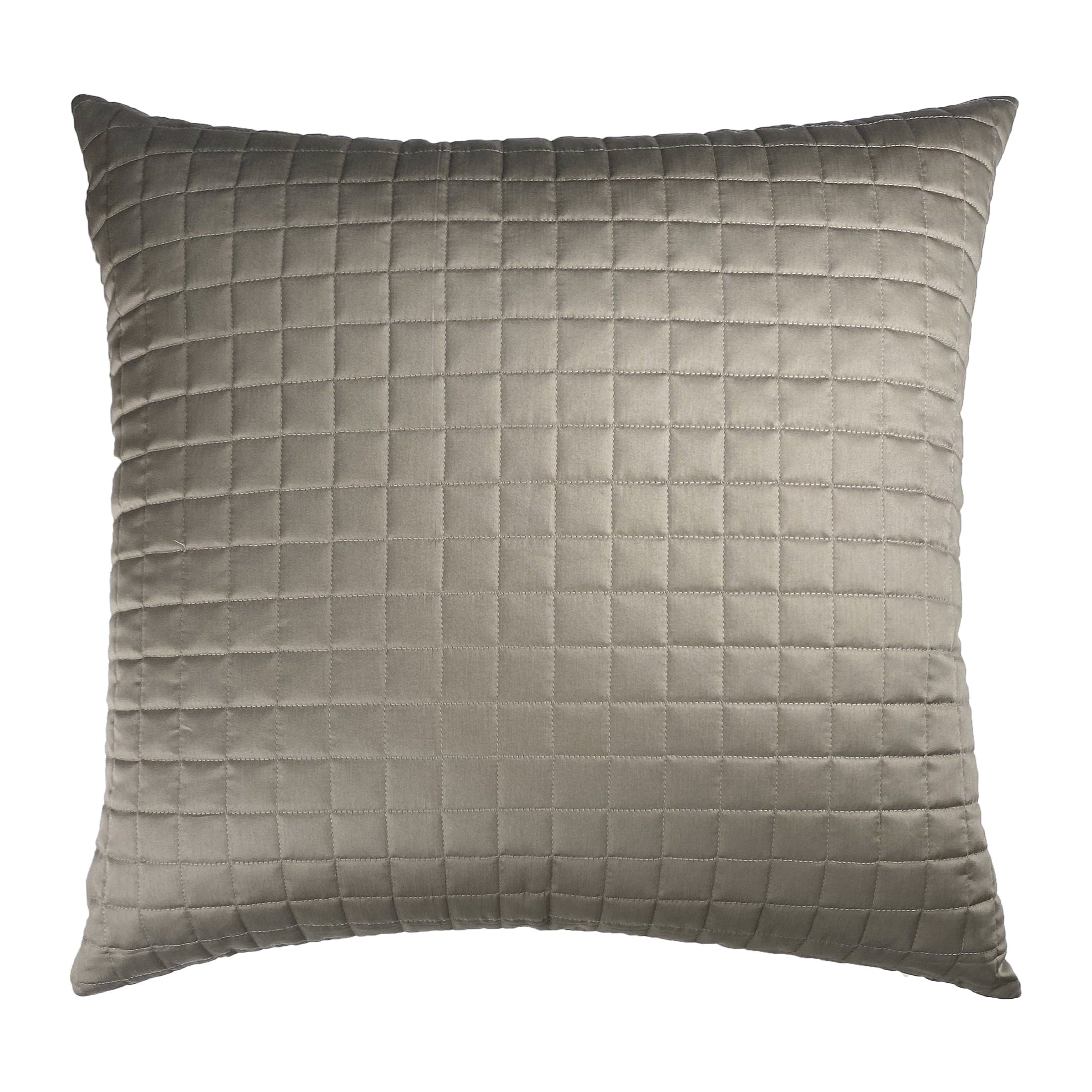 Cuscino in Raso di Cotone con Trapuntatura - Gea