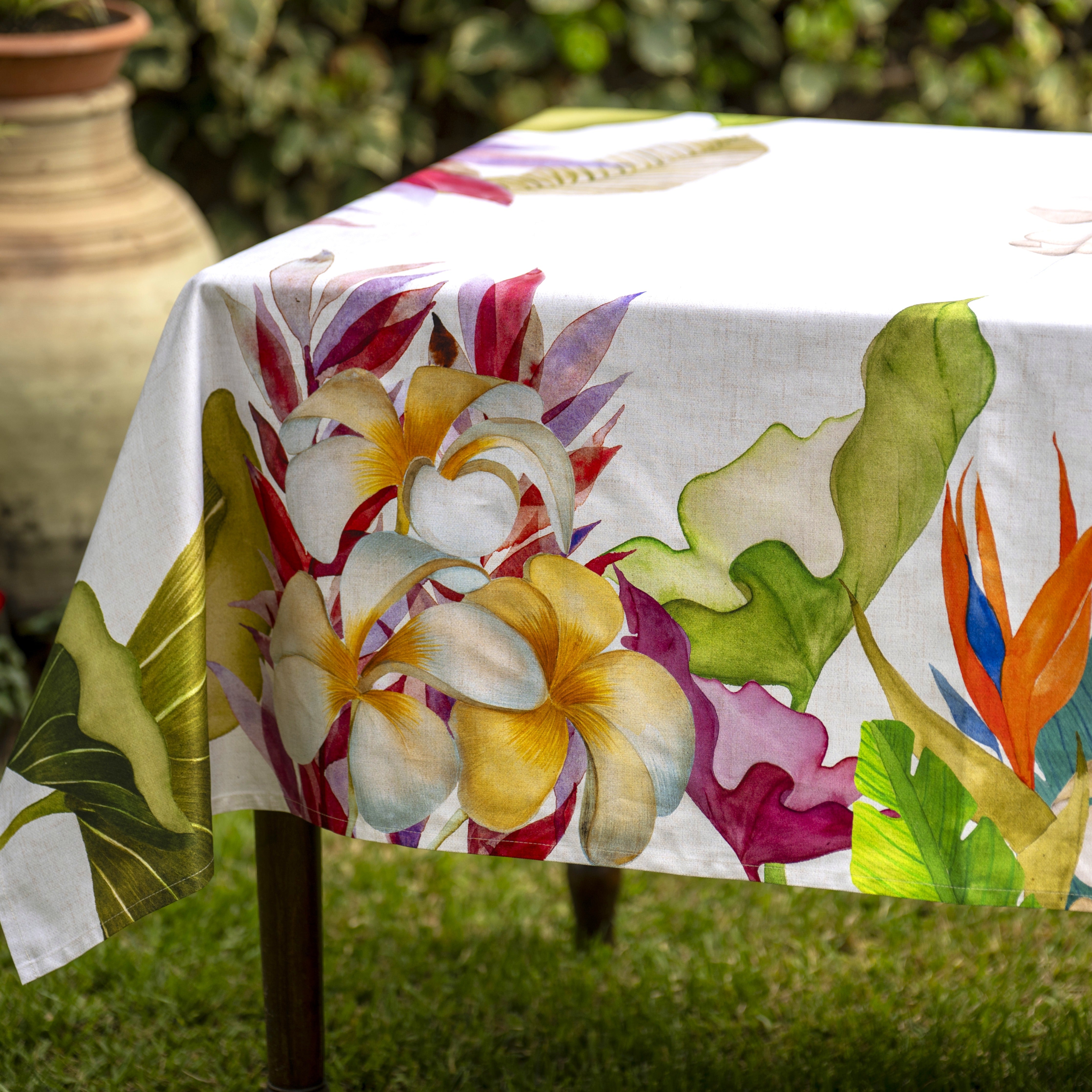 Tovaglia in Puro Cotone - Foresta Tropicale