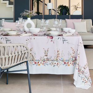 Tovaglia Antimacchia in Fantasia Pasquale - Domenica