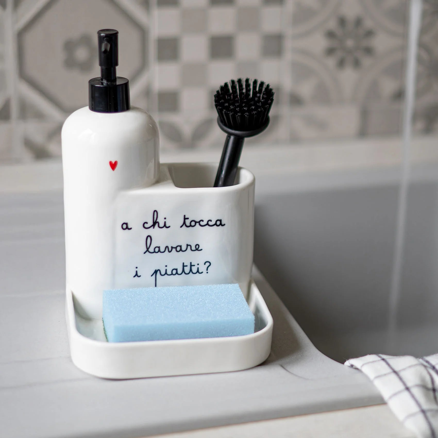 Dosasapone Porta Attrezzi in Grès - A chi Tocca Lavare i Piatti