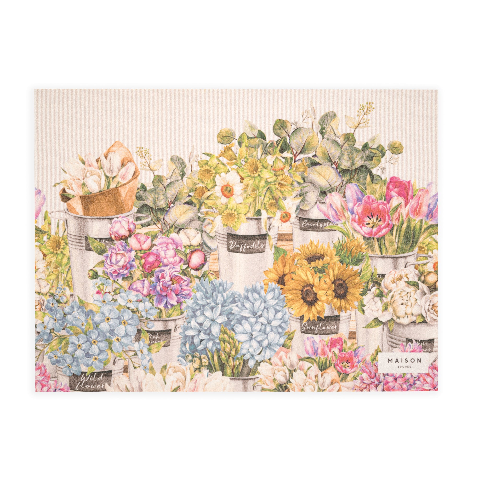 Americano in Vinile con Fantasia - Fioriture