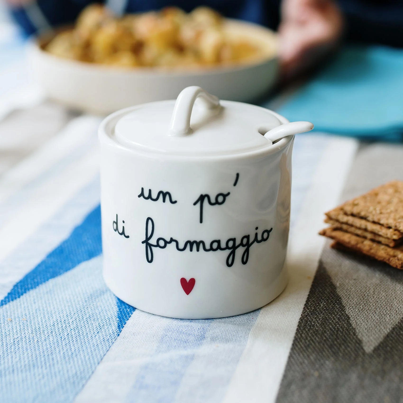 Formaggiera in Grès - Un po' di Formaggio