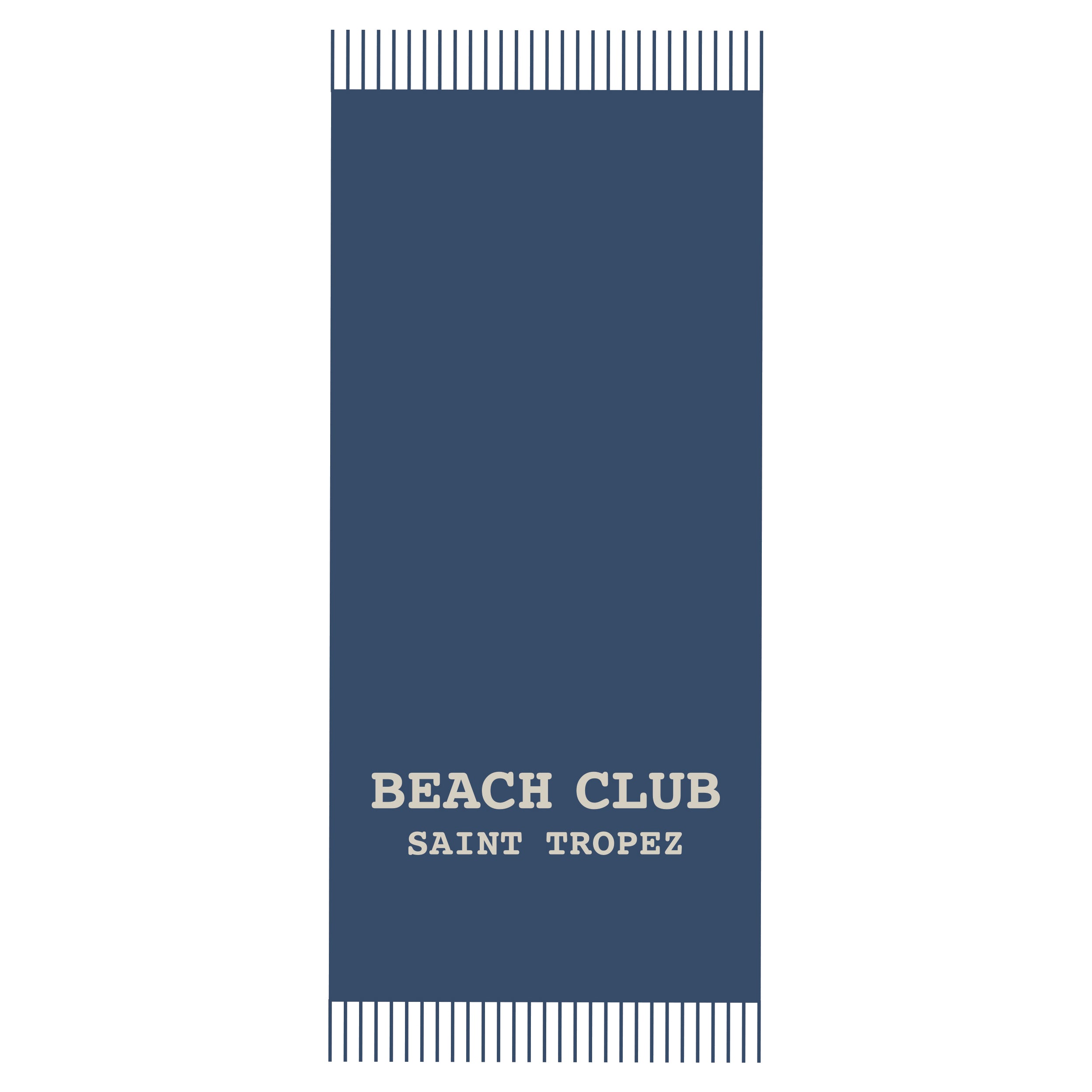 Telo Mare in Spugna di Cotone Tinta Unita - Beach Club