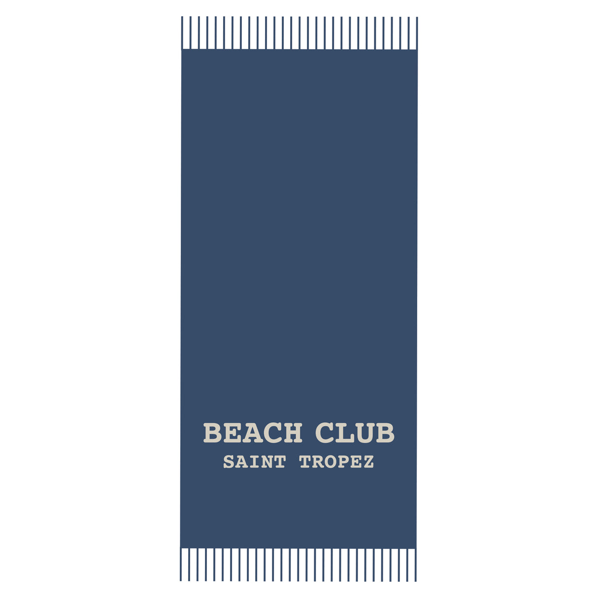 Telo Mare in Spugna di Cotone Tinta Unita - Beach Club