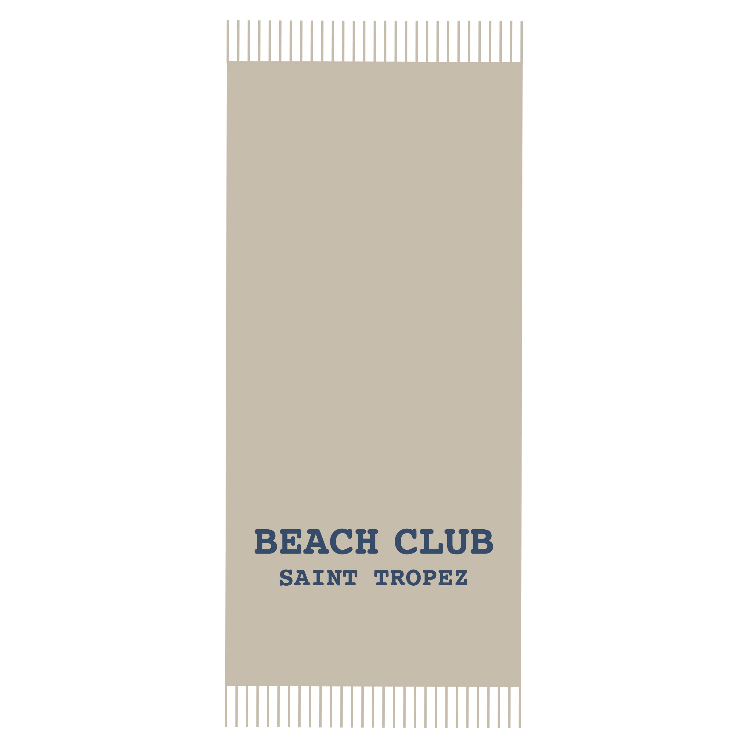 Telo Mare in Spugna di Cotone Tinta Unita - Beach Club