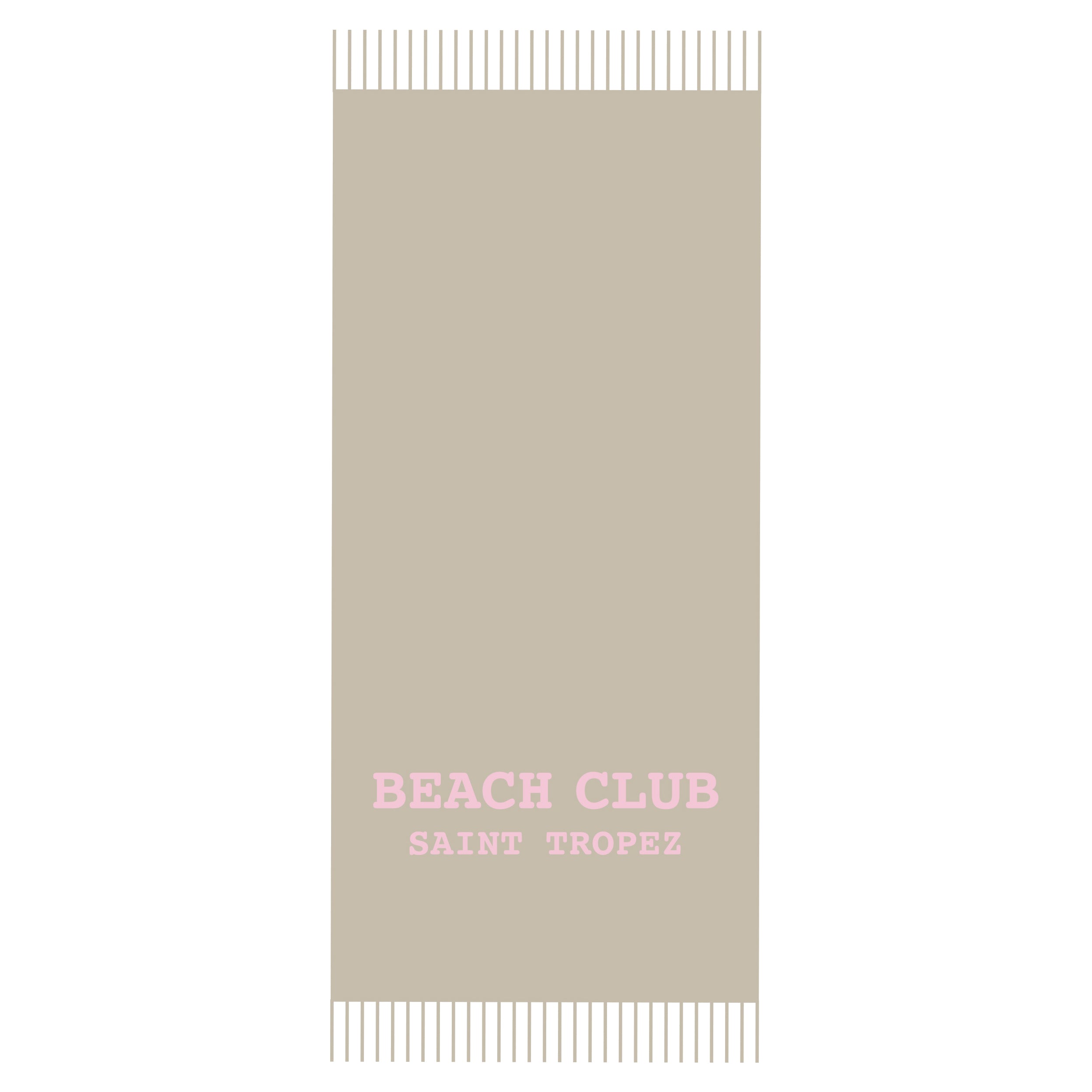 Telo Mare in Spugna di Cotone Tinta Unita - Beach Club