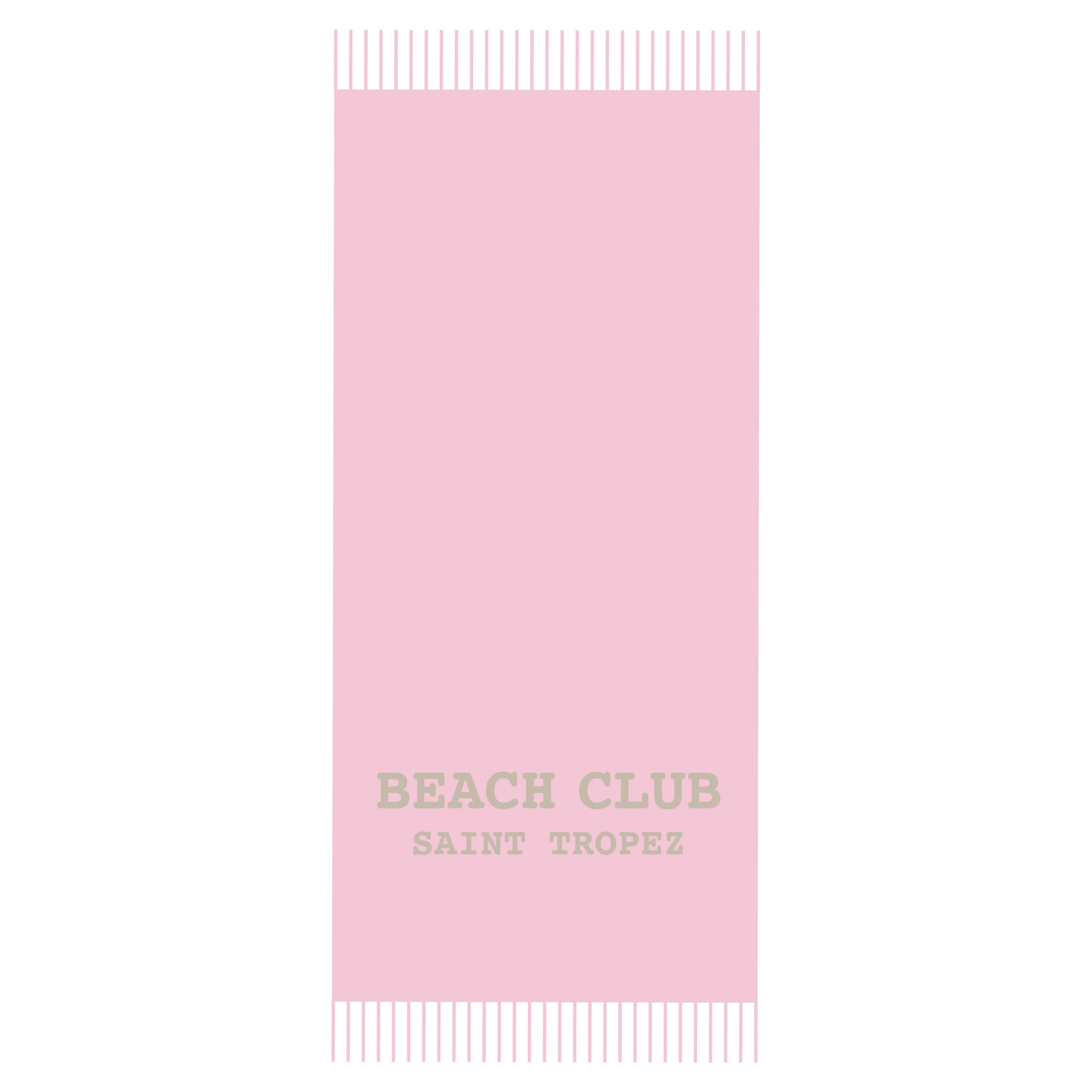 Telo Mare in Spugna di Cotone Tinta Unita - Beach Club