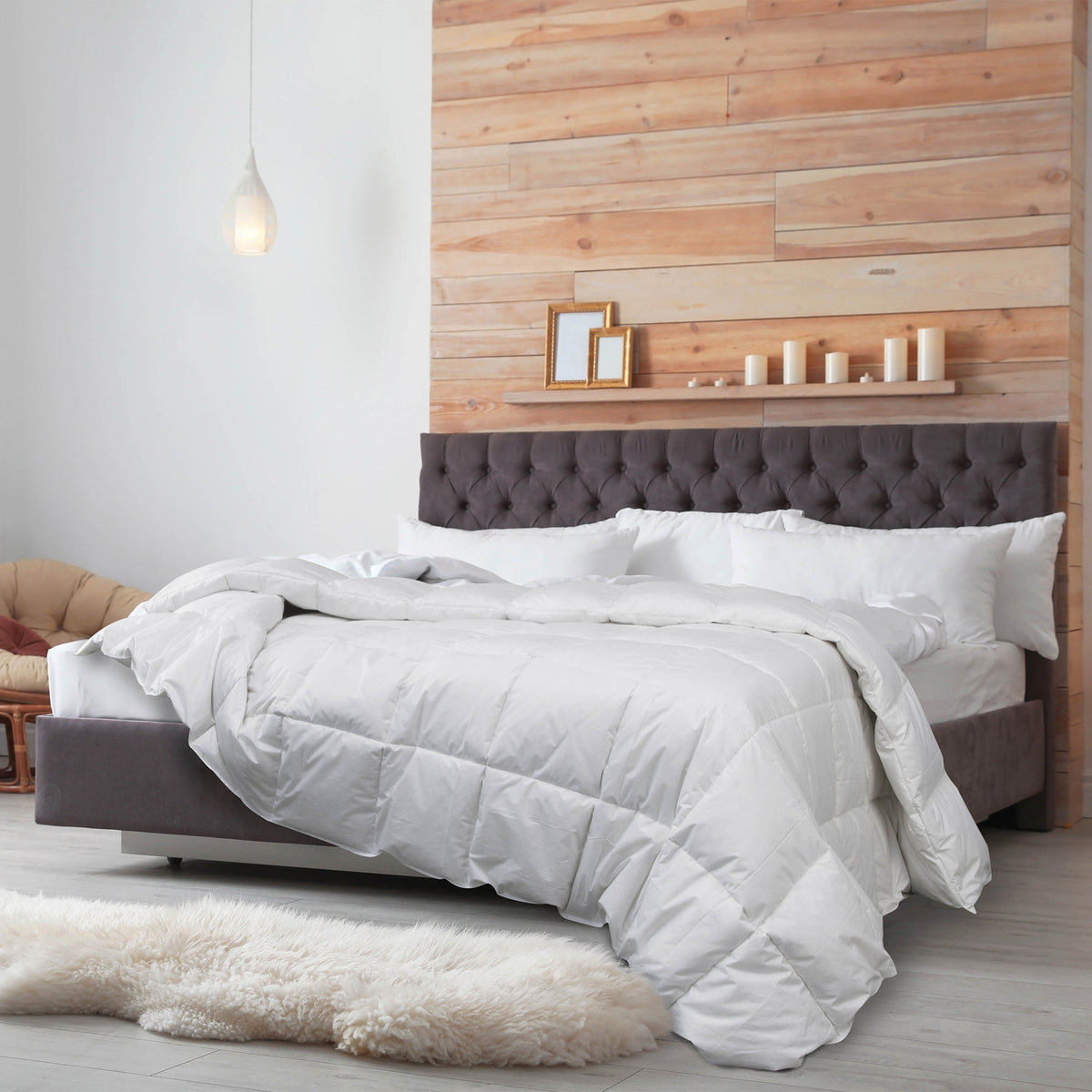 Cuscini In Piuma D'Oca OverCloud™ Queen Size Morbidi E Soffici Per Un Sonno Da Sogno