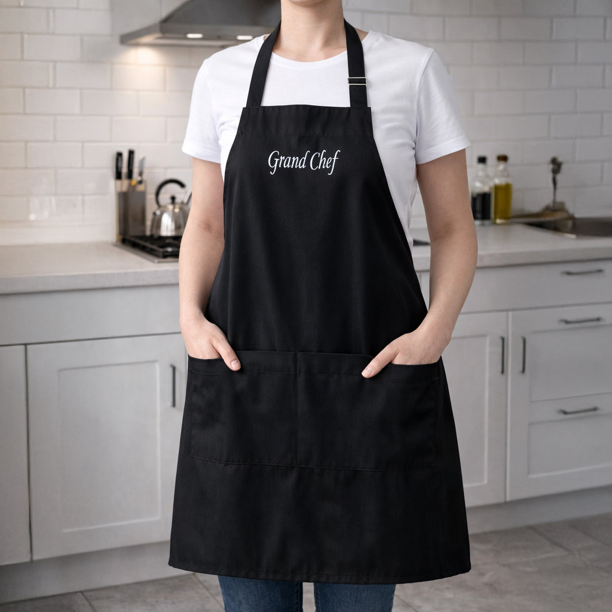 Grembiule in Puro Cotone Fantasia - Grand Chef