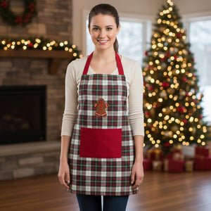 Grembiule in Cotone Fantasia Natalizia - Pandizenzero