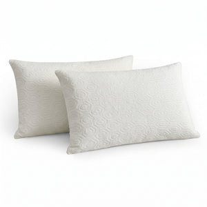 Coppia Copriguanciali in Spugna Jacquard con Cerniera - Sanaform
