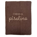 Plaid in Lana Cotta con Scritta - Pisolino