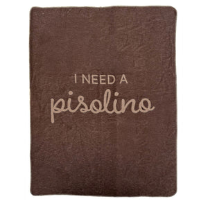 Plaid in Lana Cotta con Scritta - Pisolino