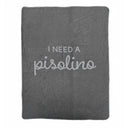 Plaid in Lana Cotta con Scritta - Pisolino