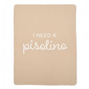 Plaid in Lana Cotta con Scritta - Pisolino