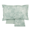 Completo Lenzuola in Flanella di Cotone Fantasia Floreale - Kimono