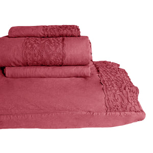 Completo Copripiumino 100% Puro Cotone StoneWashed - Bristol