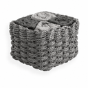 Set 4 Lavette in Spugna di Cotone Tinta Unita - Waffle