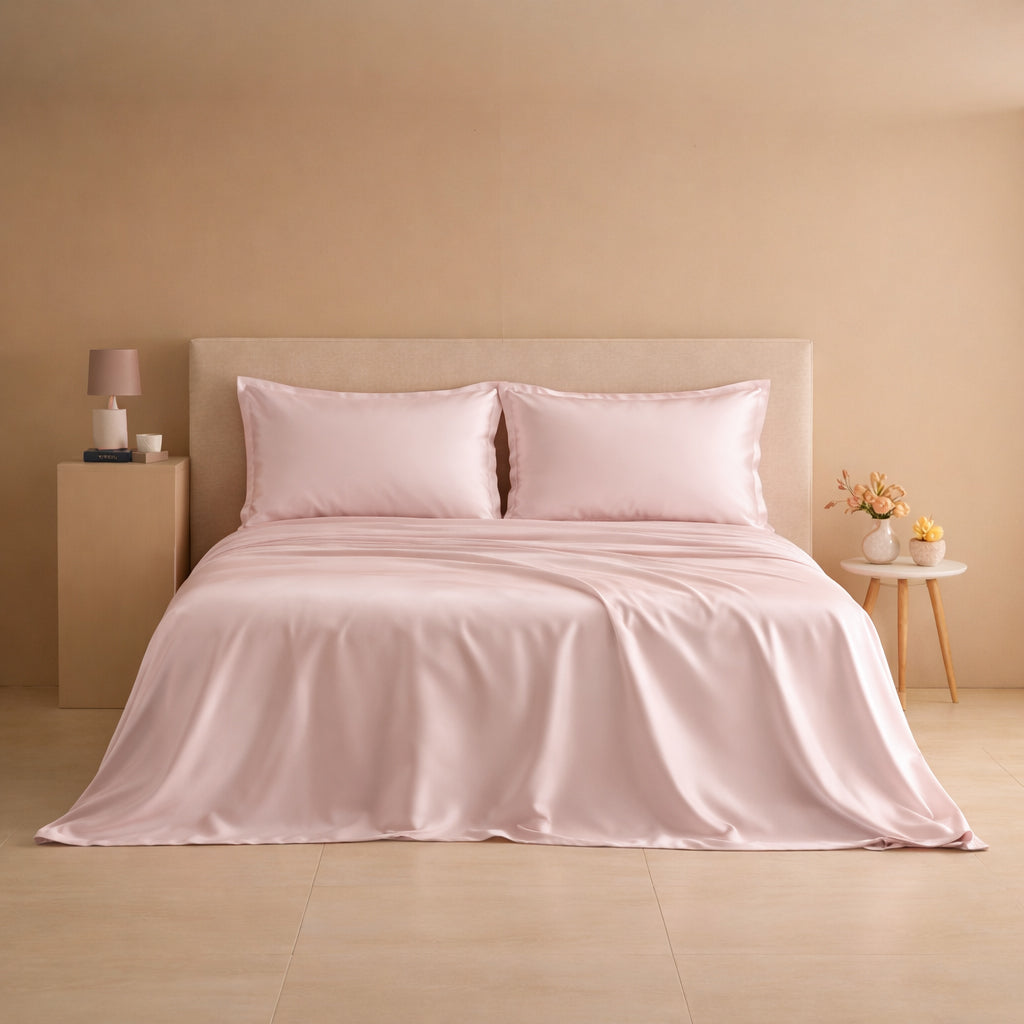 Parure Lenzuolo in Raso di Cotone 300TC tinta unita - Gottardo