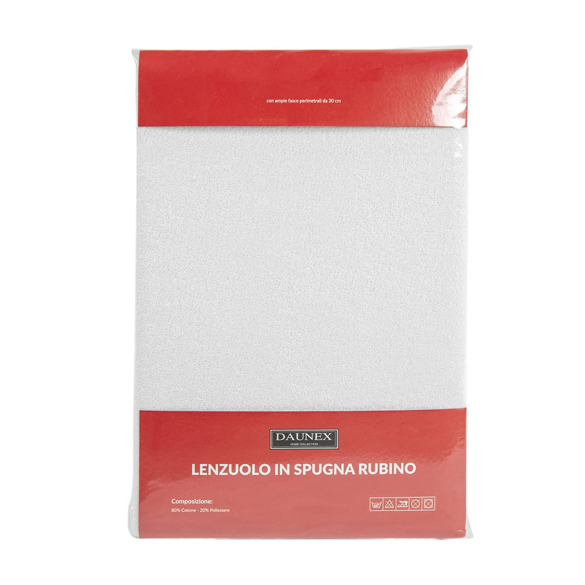 Coprimaterasso in Spugna di Cotone con Trattamento Antibatterico - Rubino