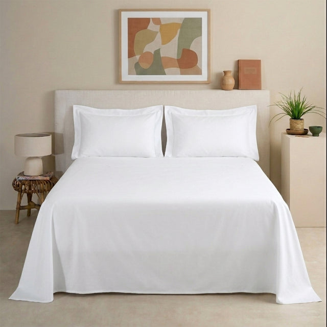 Completo Lenzuola con Bordo in Raso - Diamante