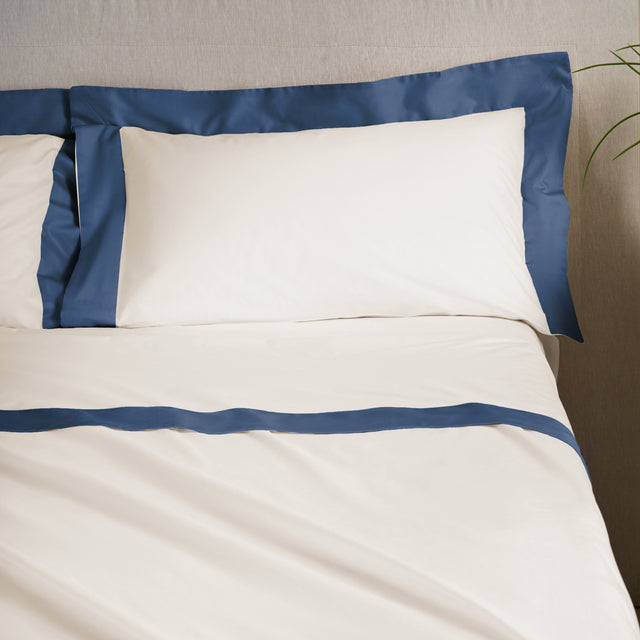 Completo Lenzuola con Bordo in Raso - Diamante