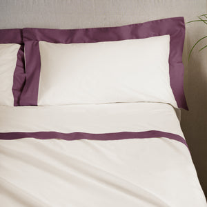 Completo Lenzuola con Bordo in Raso - Diamante