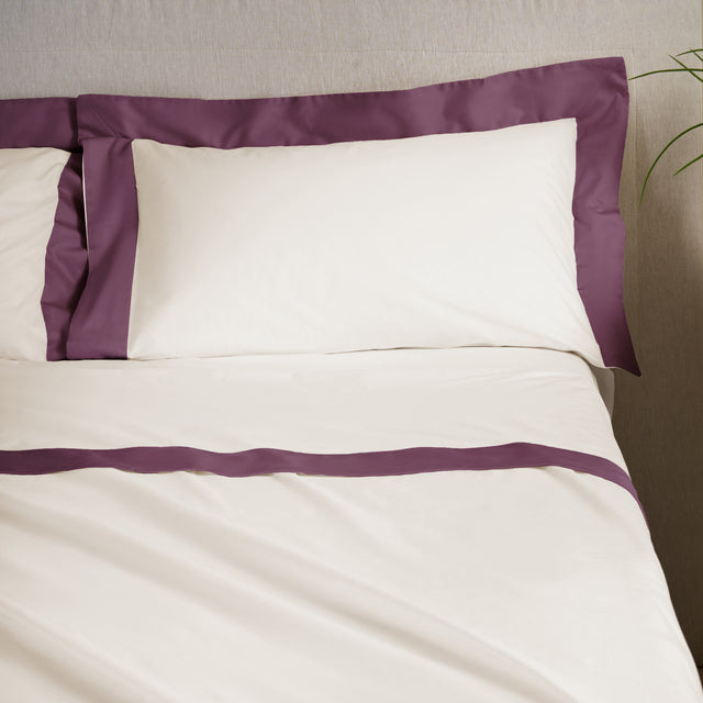 Completo Lenzuola con Bordo in Raso - Diamante