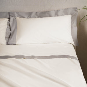 Completo Lenzuola con Bordo in Raso - Diamante