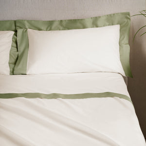 Completo Lenzuola con Bordo in Raso - Diamante