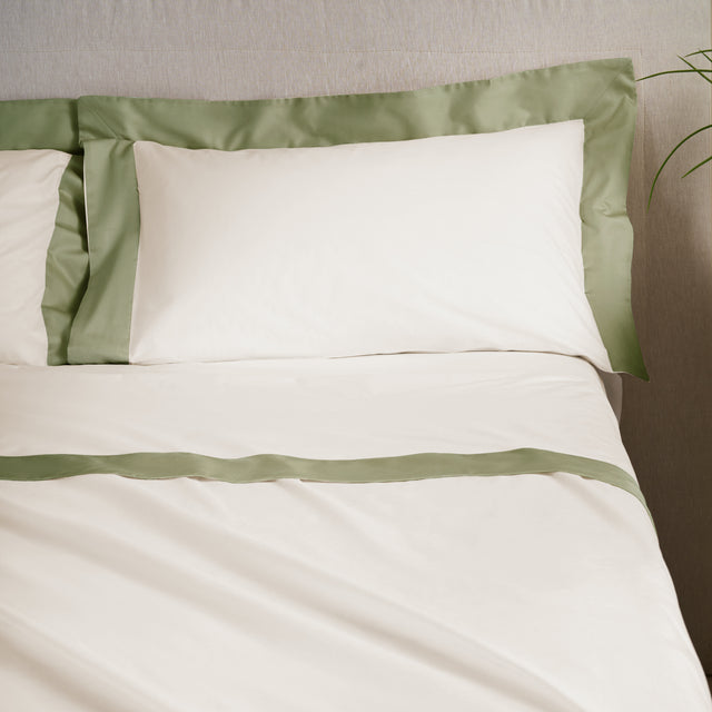 Completo Lenzuola con Bordo in Raso - Diamante