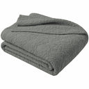 Copriletto in Cotone Stonewashed con Lavorazione a Rilievo - Manner