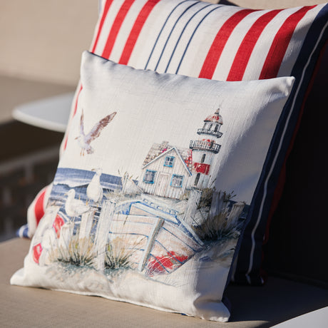 Copricuscino in Antimacchia Fantasia Costiera - Marlontano