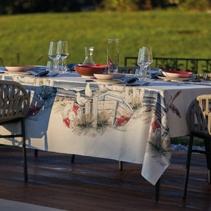 Tovaglia Antimacchia in Fantasia Costiera - Marlontano