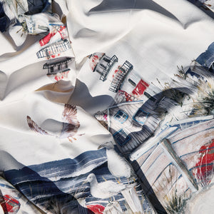 Tovaglia Antimacchia in Fantasia Costiera - Marlontano