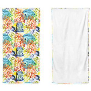 Telo Mare in Microvelour Stampa Doubleface - Planet