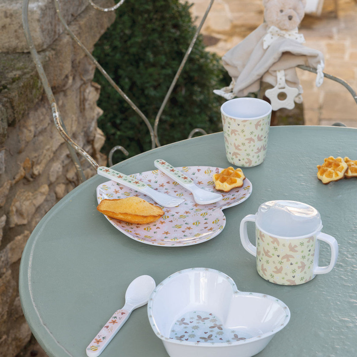 Set da Pranzo per Bambino - Une Hirondelle a Fait le Printemps