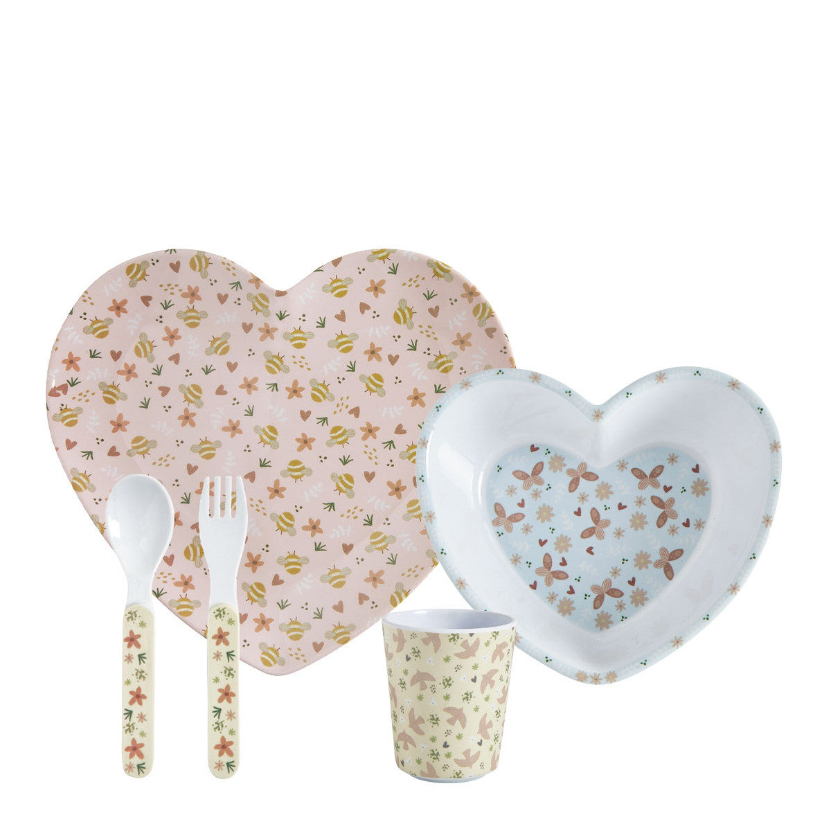 Set da Pranzo per Bambino - Une Hirondelle a Fait le Printemps