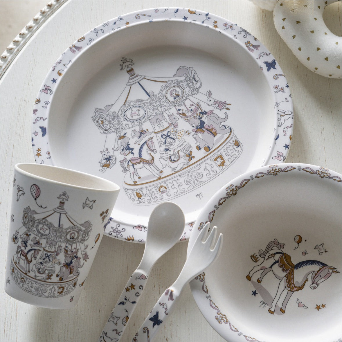 Set Pranzo Bambini Mepal Campus - Bicchiere 300ml E Porta Pranzo 750ml Unicorn - Foto 5