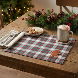 Set 2 Americani in Puro Cotone Stampa Natalizia - Pandizenzero