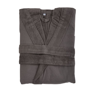 Accappatoio con Cappuccio in Microspugna di Cotone - Pepe Air