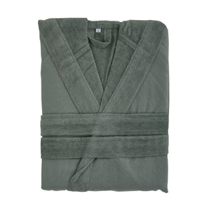 Accappatoio con Cappuccio in Microspugna di Cotone - Pepe Air