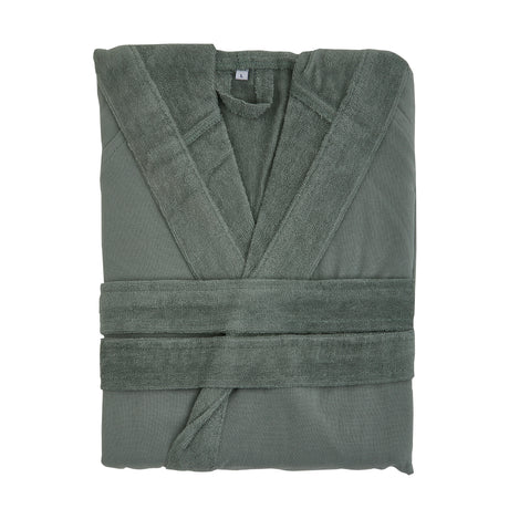 Accappatoio con Cappuccio in Microspugna di Cotone - Pepe Air