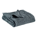 Copriletto a Nido D'Ape Irregolare StoneWashed in Cotone Tinta Unita - Tana