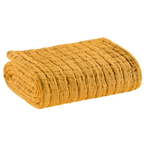 Copriletto in puro Cotone Stonewashed tinta unita - Swami