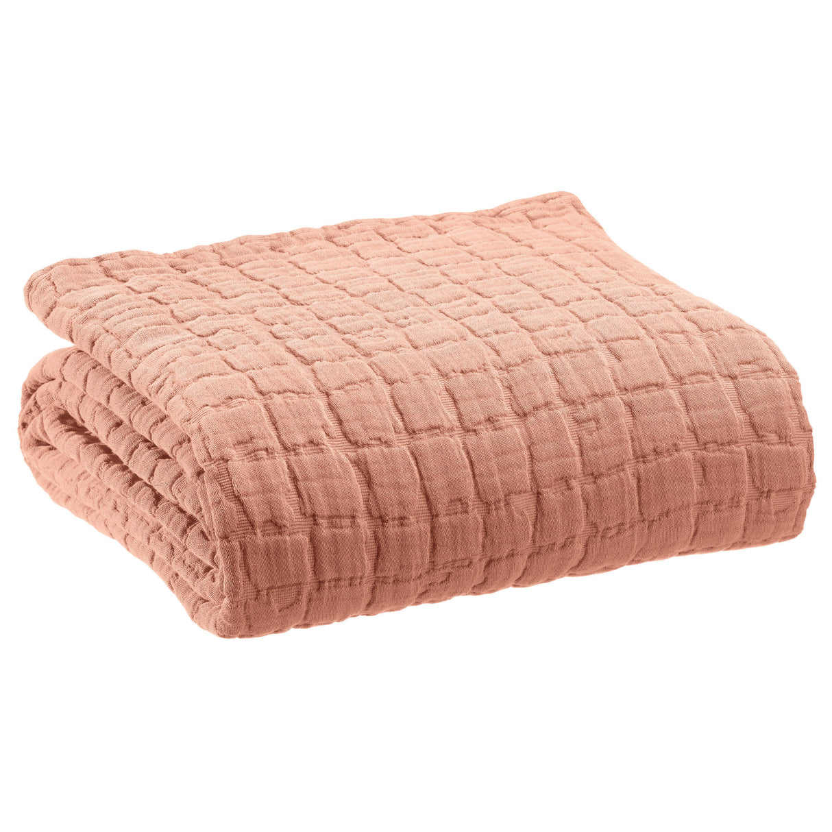 Copriletto in puro Cotone Stonewashed tinta unita - Swami