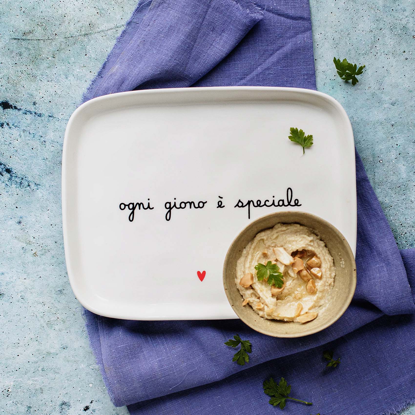 Piatto Rettangolare in Grès - Ogni Giorno è Speciale