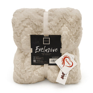 Plaid in MicroPile con Stampa in Rilievo - Exclusive