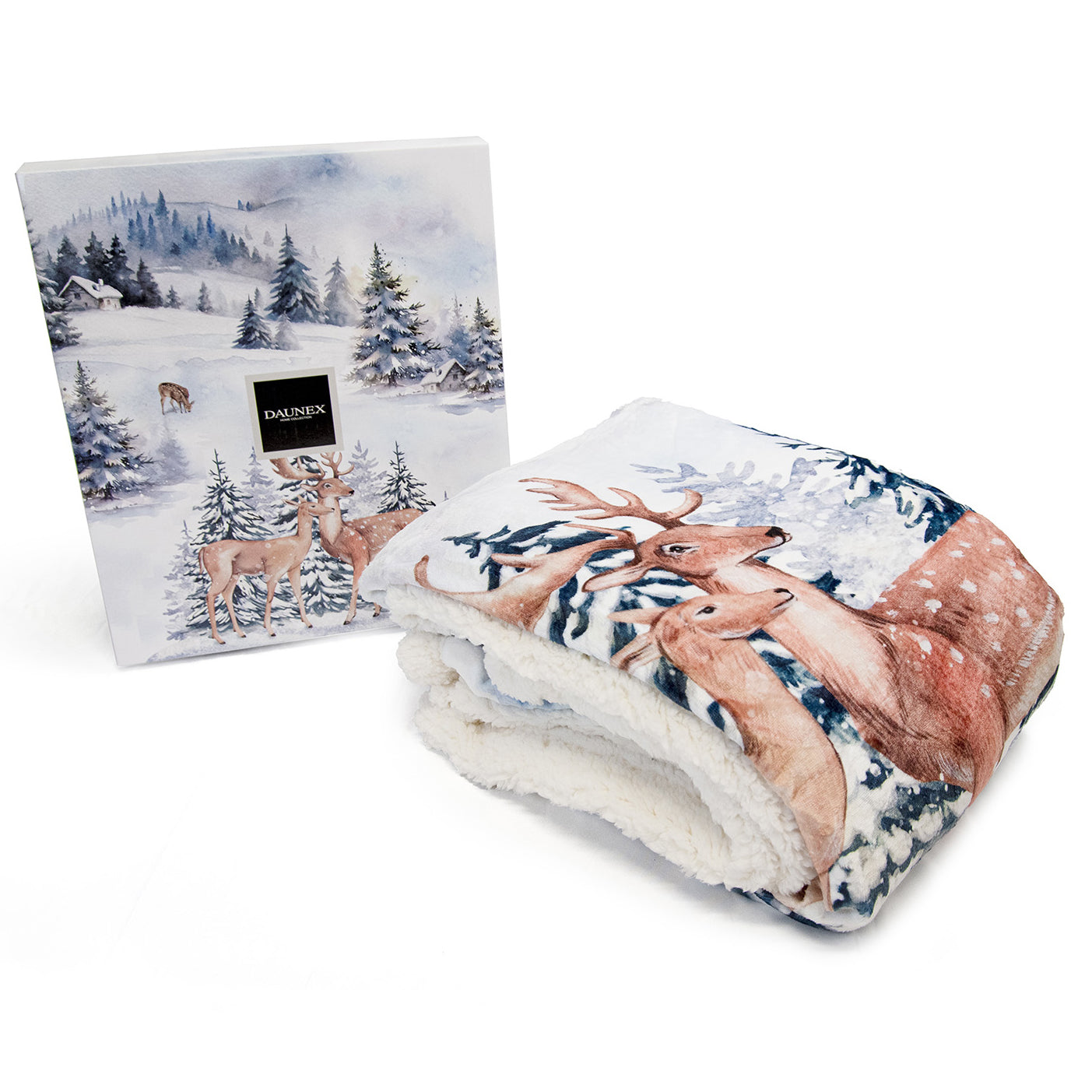 Plaid Morbidotto in MicroPile Fantasia - Paisage