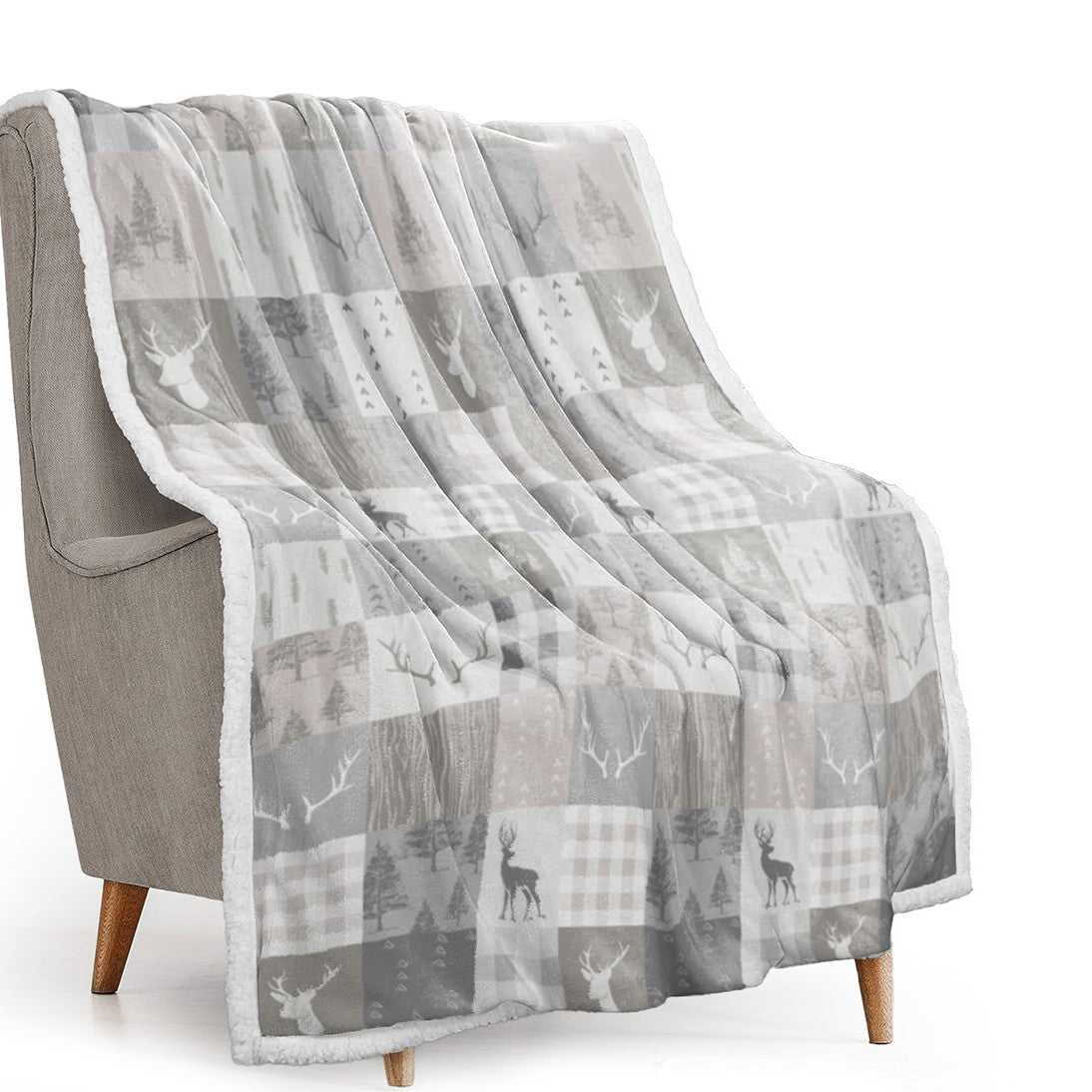 Plaid Morbidotto in MicroPile Fantasia - Petit Monte